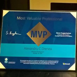 Microsoft MVP - Windows Development | Alex Tech Blog